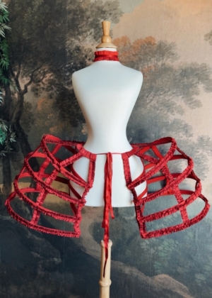 Mina Ruffle Cage Pannier